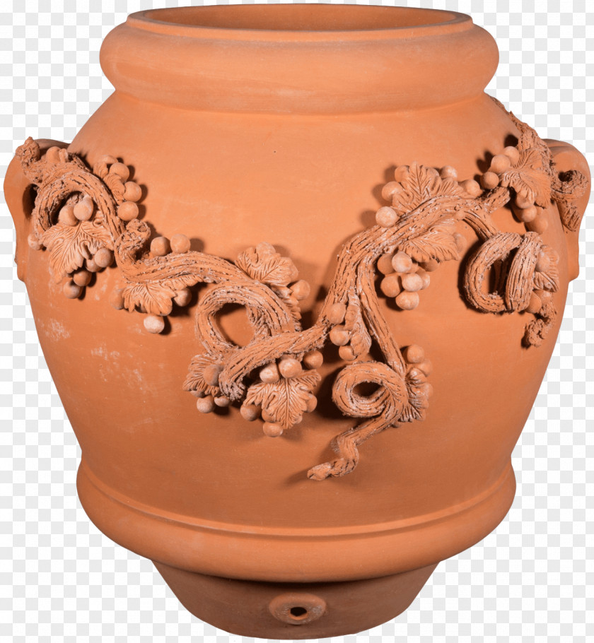 Tuscan Olive Jars Terracotta Ceramic Vase Pottery Flowerpot PNG