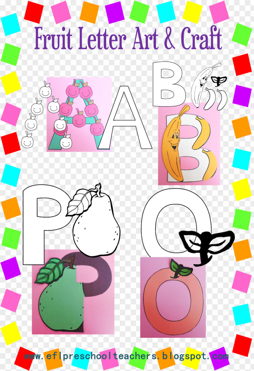 Fruit Alphabet Coloring Book Pear Worksheet PNG