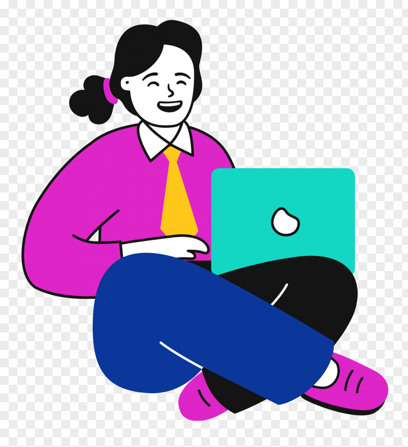 Sitting On Floor Sitting Woman PNG