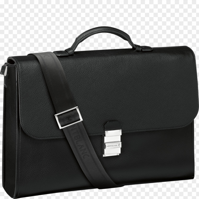 Bag Briefcase Meisterstück Montblanc Leather PNG