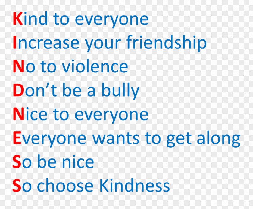 Kindness And Friendliness Poetry Acrostic Haiku Document Yahoo! PNG