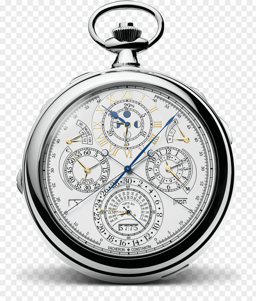 Pocket Watch Reference 57260 Vacheron Constantin Complication Watchmaker PNG