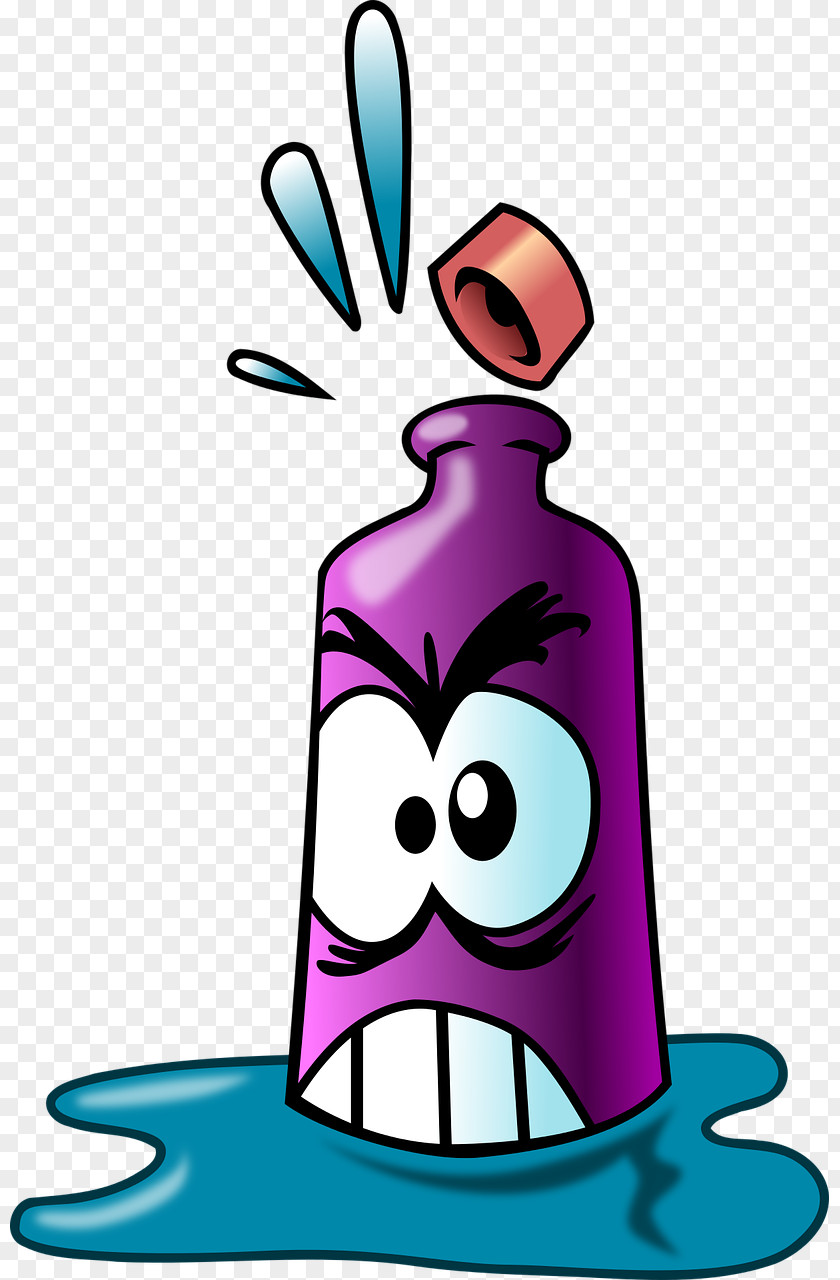 Cartoon Bottle Clip Art PNG