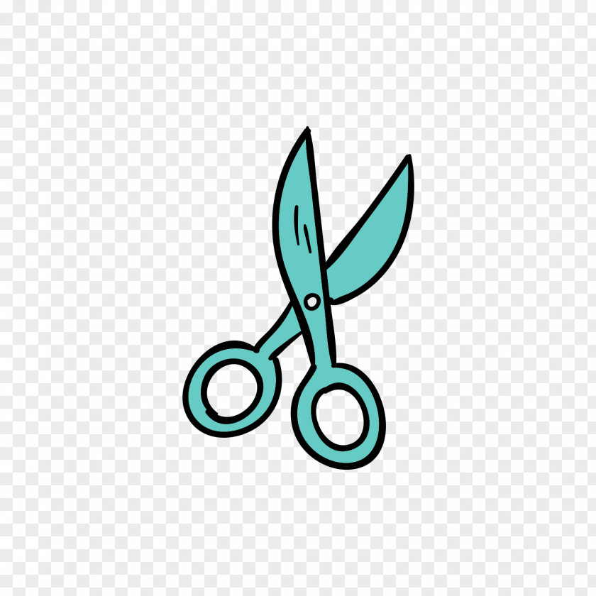 Green Scissors Clip Art PNG