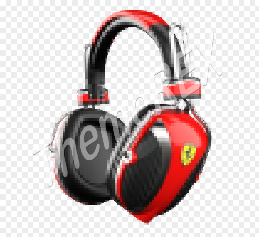 Red (Discontinued By Manufacturer) 2009 Ferrari F430 ScuderiaHeadphones Ferarri AAV-2LFH005R SCUDERIA P200 On-Ear Headphones PNG