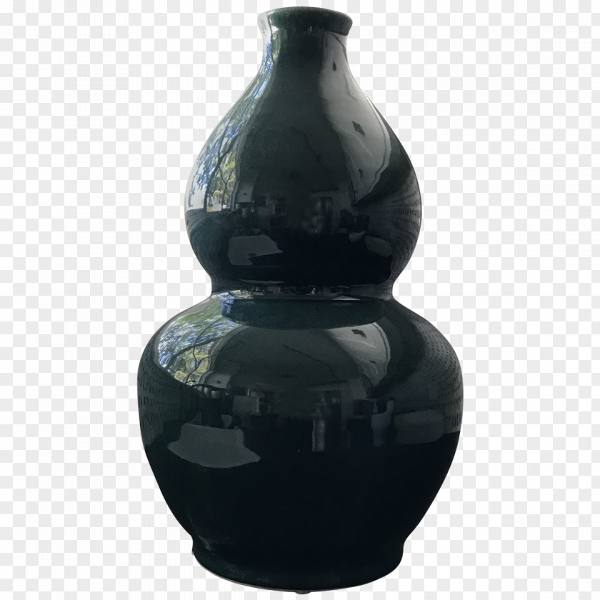 Huang Jinbao Gourd Vase Ceramic Pottery Glass PNG