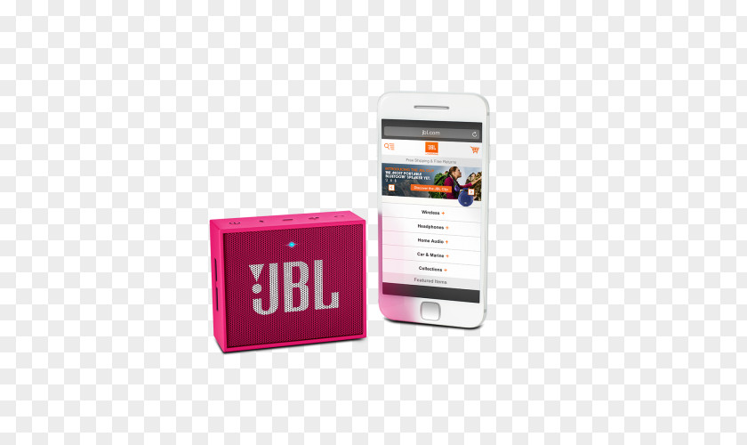 Phone Pink JBL Go Loudspeaker Wireless Speaker Audio PNG