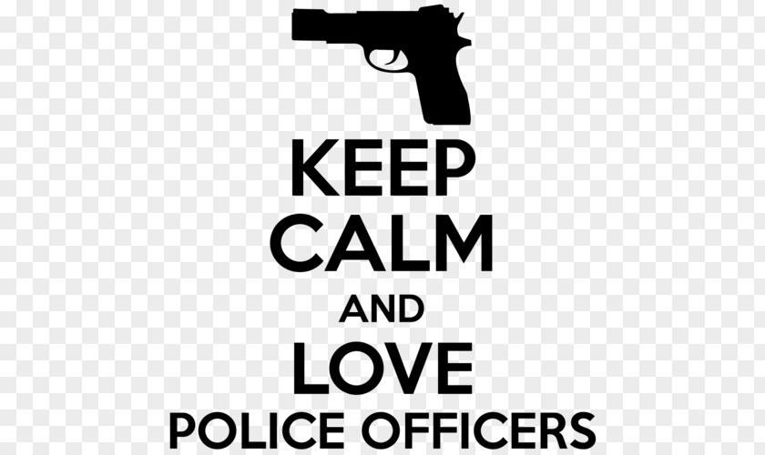 T-shirt Keep Calm And Carry On Police Officer Printing PNG