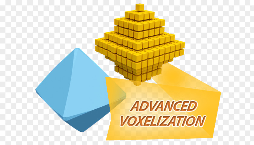 WHATS NEW Voxel Three-dimensional Space 3D Computer Graphics Rendering PNG