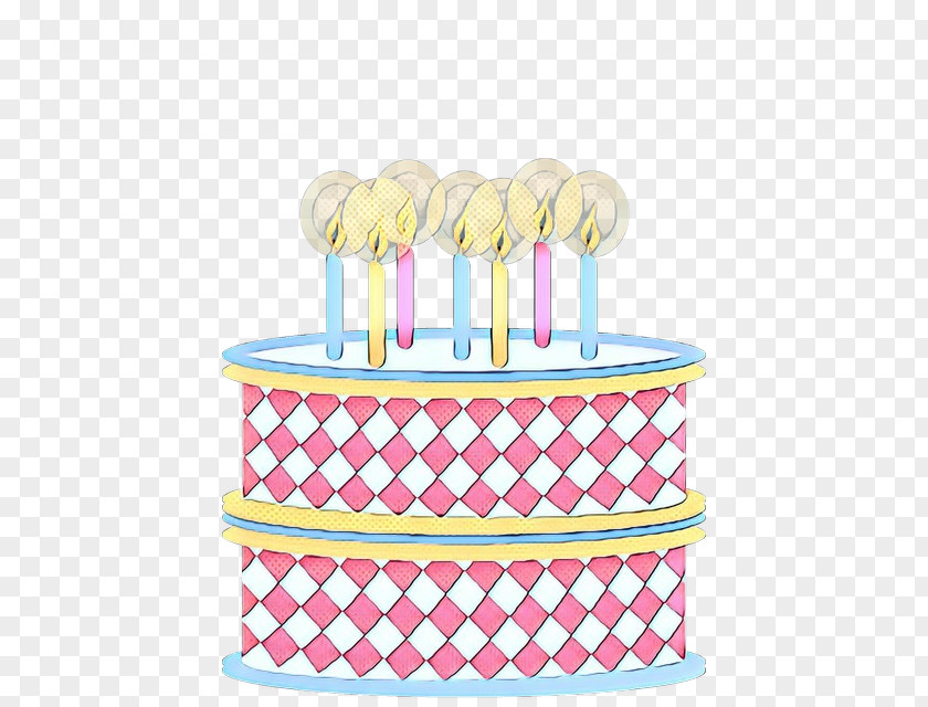 Dessert Food Pink Birthday Cake PNG