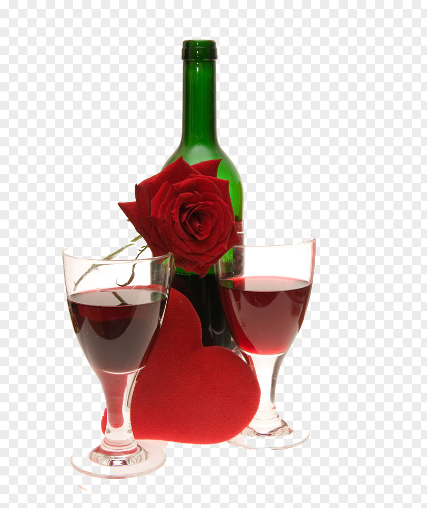 Free Wine Material Pull Red Sake Set Bottle Grape PNG