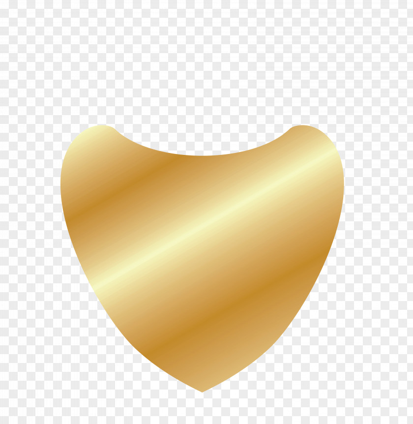 Golden Heart Icon PNG