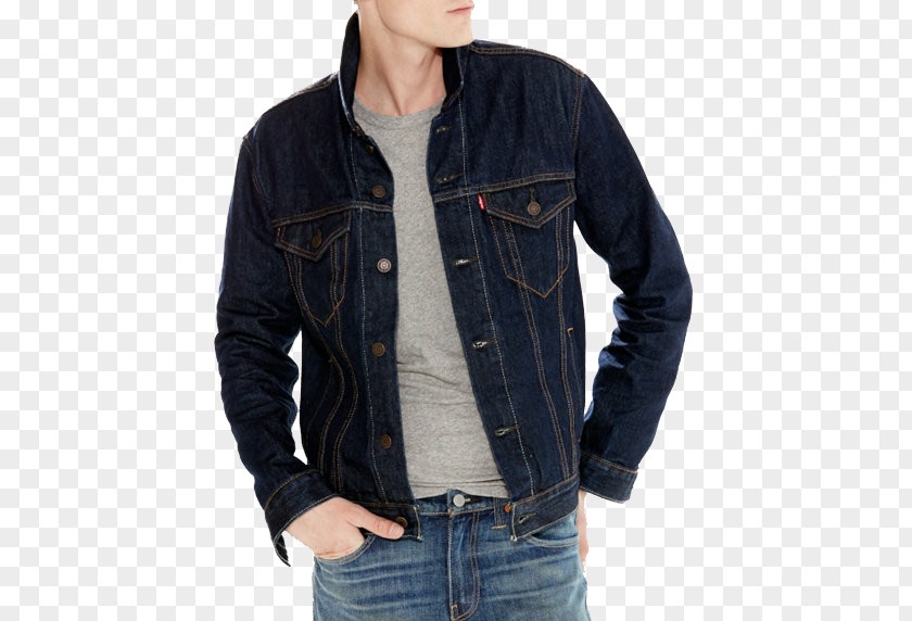 Denim Fabric Levi Strauss & Co. Jean Jacket Clothing PNG