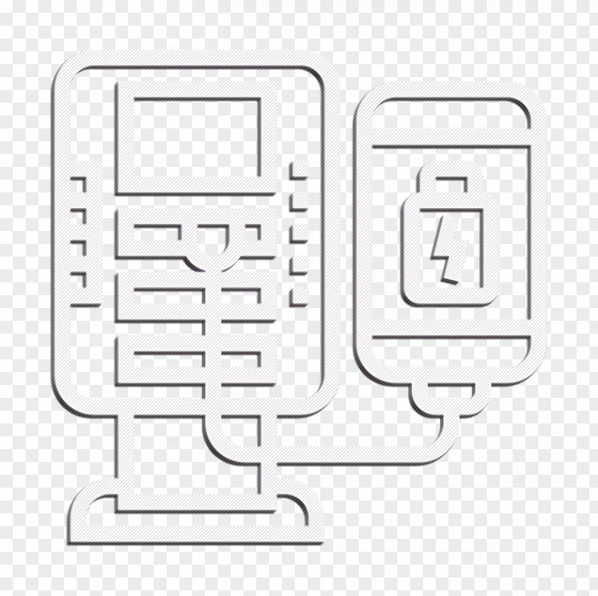 Hotel Services Icon Charging Touch Screen PNG