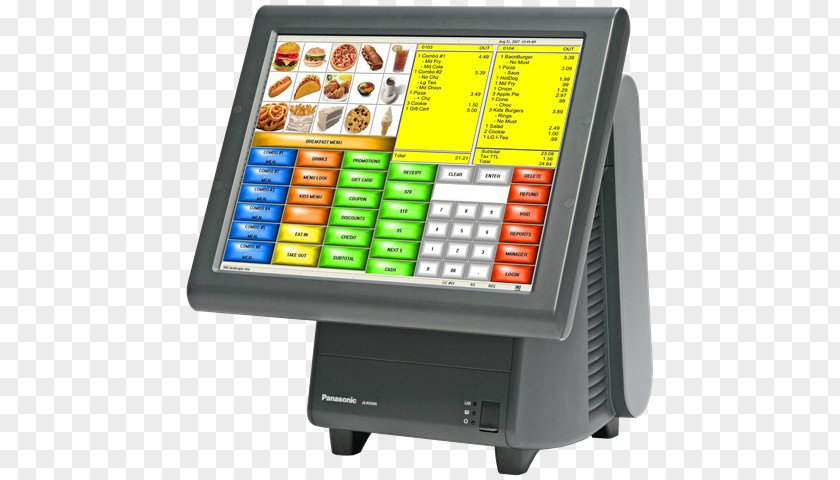 Laptop Point Of Sale Panasonic Cash Register Blagajna PNG