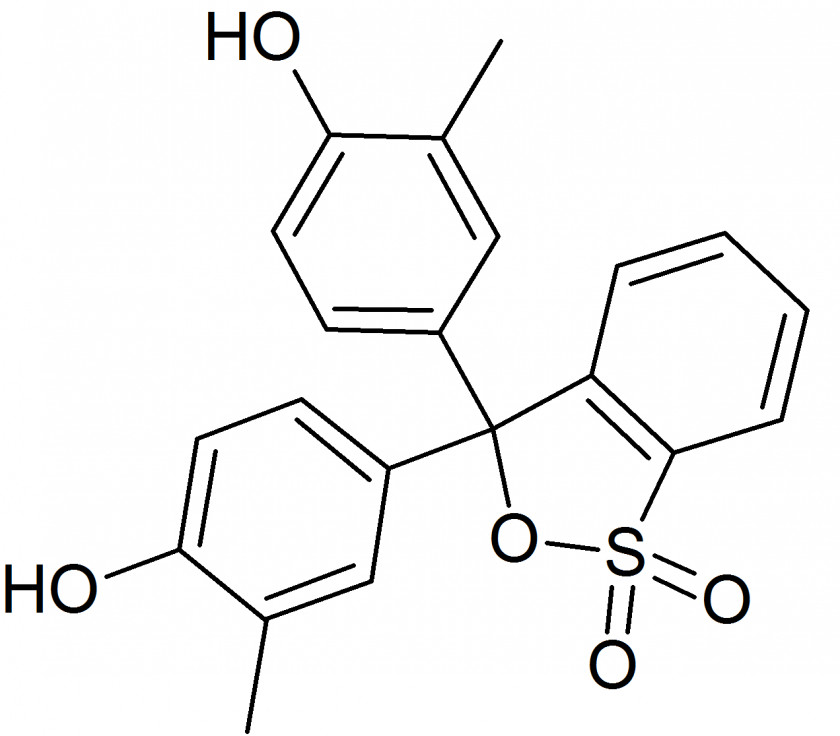 Structure Cresol Red Triarylmethane Dye Bromothymol Blue PH PNG
