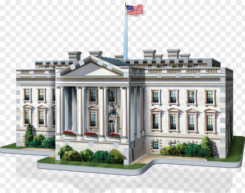 White House Puzz 3D Jigsaw Puzzles Wrebbit PNG