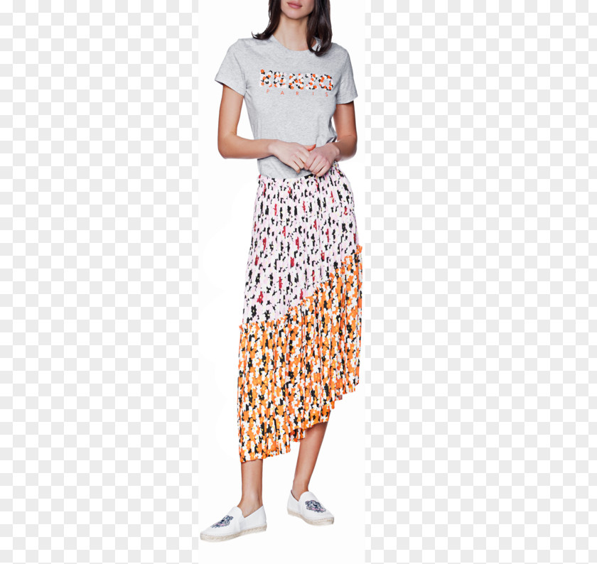 Fashion Woman Printing Waist Top Dress Skirt Sleeve PNG