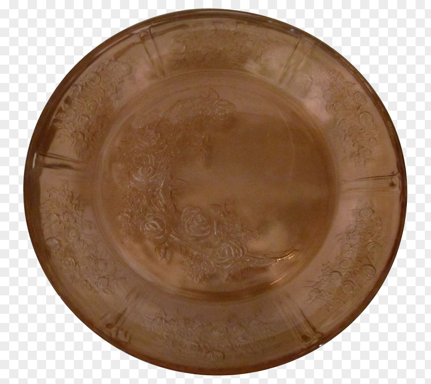 Plate Ceramic Pottery Tableware Copper PNG