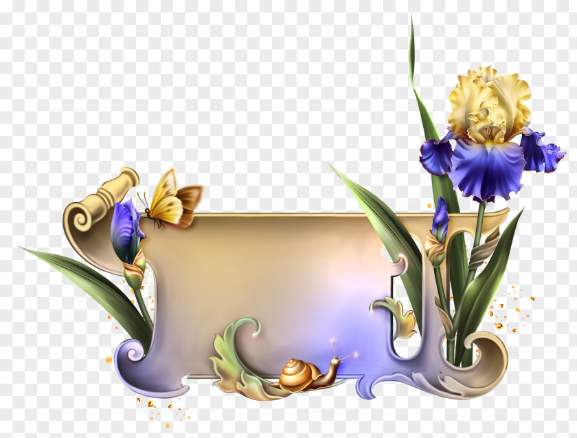 1212 Floral Design Clip Art PNG