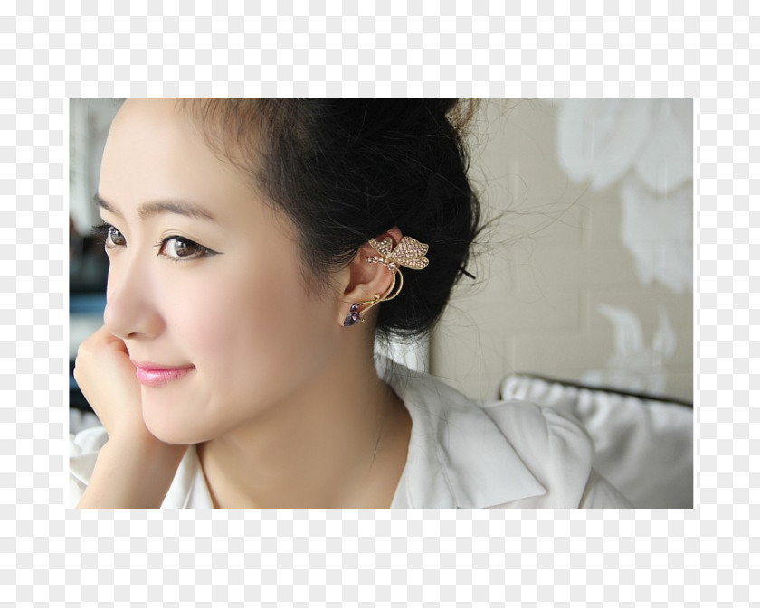 Gold Butterfly Earring Кафф Online Shopping PNG