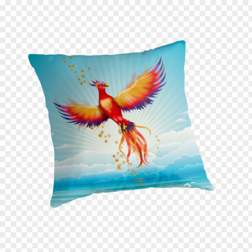 Pillow Throw Pillows Cushion Phoenix Tattoo PNG