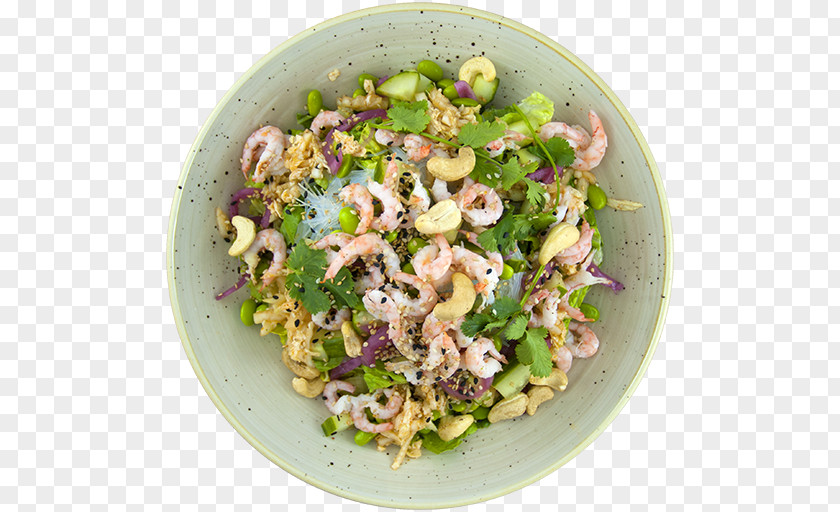 Seafood Salad Pasta Vegetarian Cuisine Cruciferous Vegetables Recipe PNG