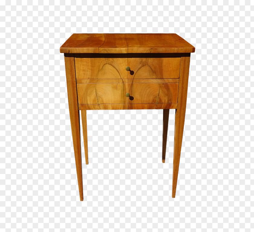 Table Bedside Tables Wood Stain Antique PNG