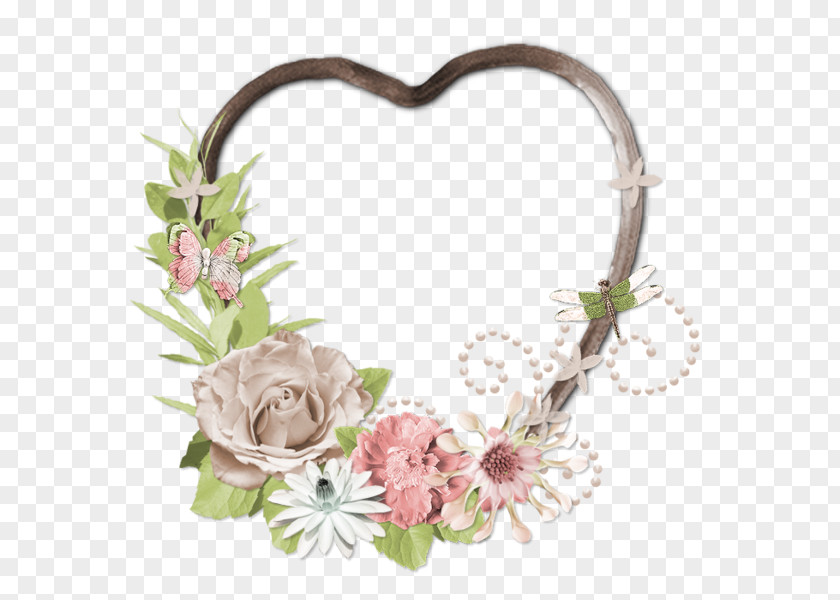 Bracelet Floral Design Cut Flowers Hair PNG