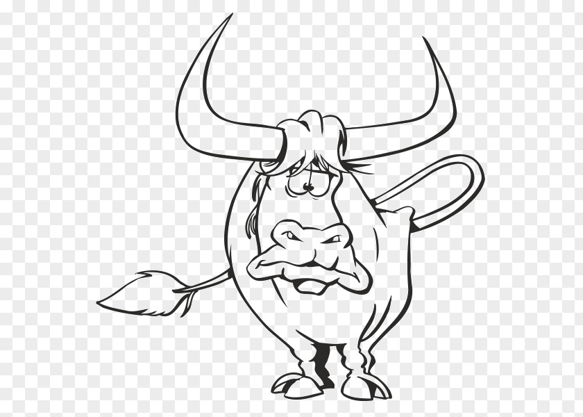 Bull Drawing Image Cartoon Clip Art Baka Black And White PNG
