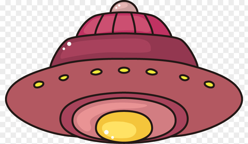 Cartoon UFO Spacecraft Unidentified Flying Object Clip Art PNG