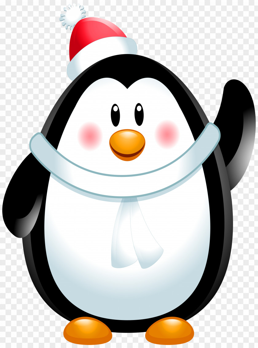 Christmas Penguin Clip Art Image PNG