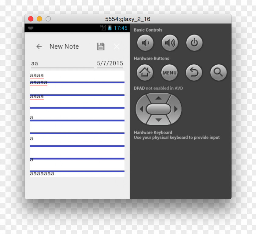 Under Line Nook Color Android Software Development Emulator PNG