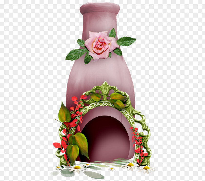 Vase Floral Design Clip Art PNG