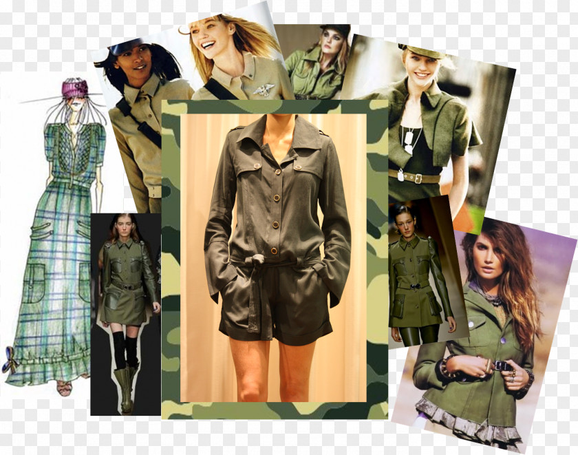 Boyfriends Fashion Design Pattern Military PNG