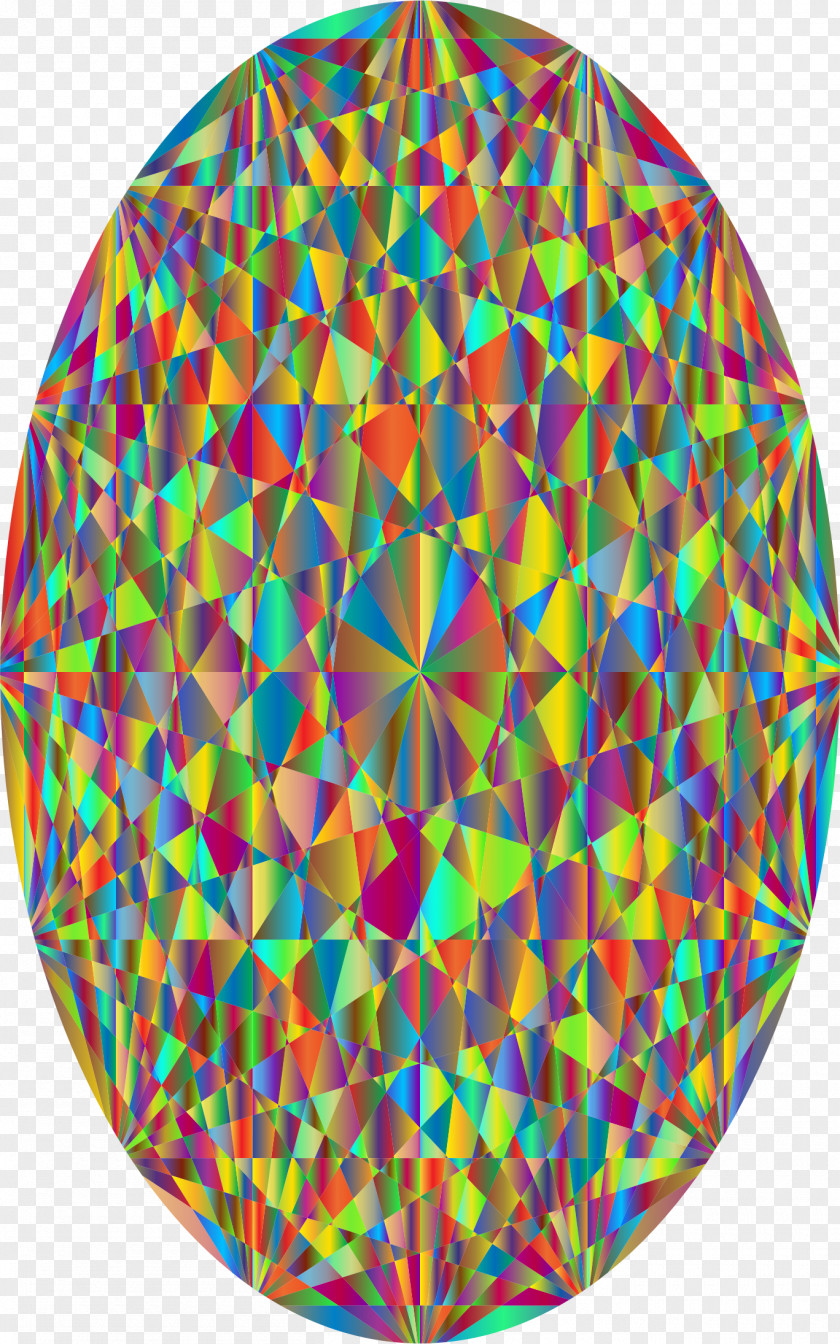 Easter Eggs Symmetry Kaleidoscope Line Circle Pattern PNG