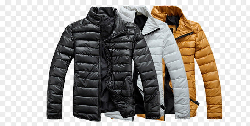 Men's Winter Jacket Advertising Sales Promotion Taobao Web Banner PNG