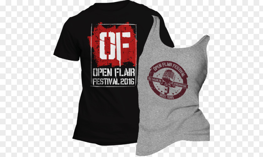Opening Shirt T-shirt Open Flair Festival Logo Sleeve Font PNG