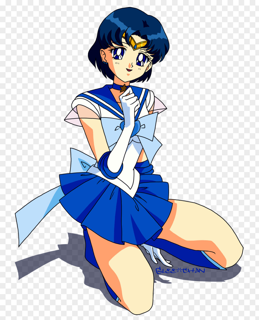 Sailor Moon Mercury Fan Art Character PNG