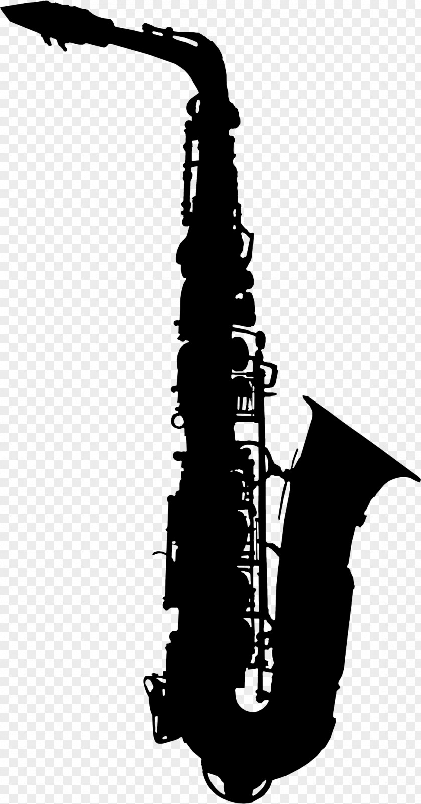 Saxophone Alto Silhouette Drawing Clip Art PNG