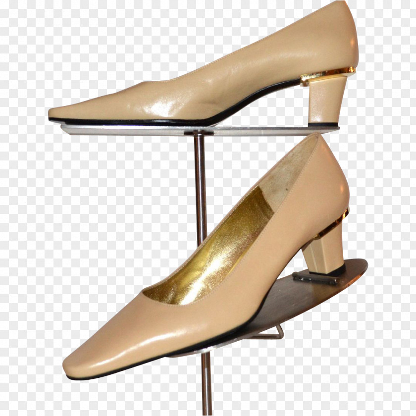 1980s Designer Shoes For Women High-heeled Shoe Leather Product Design PNG