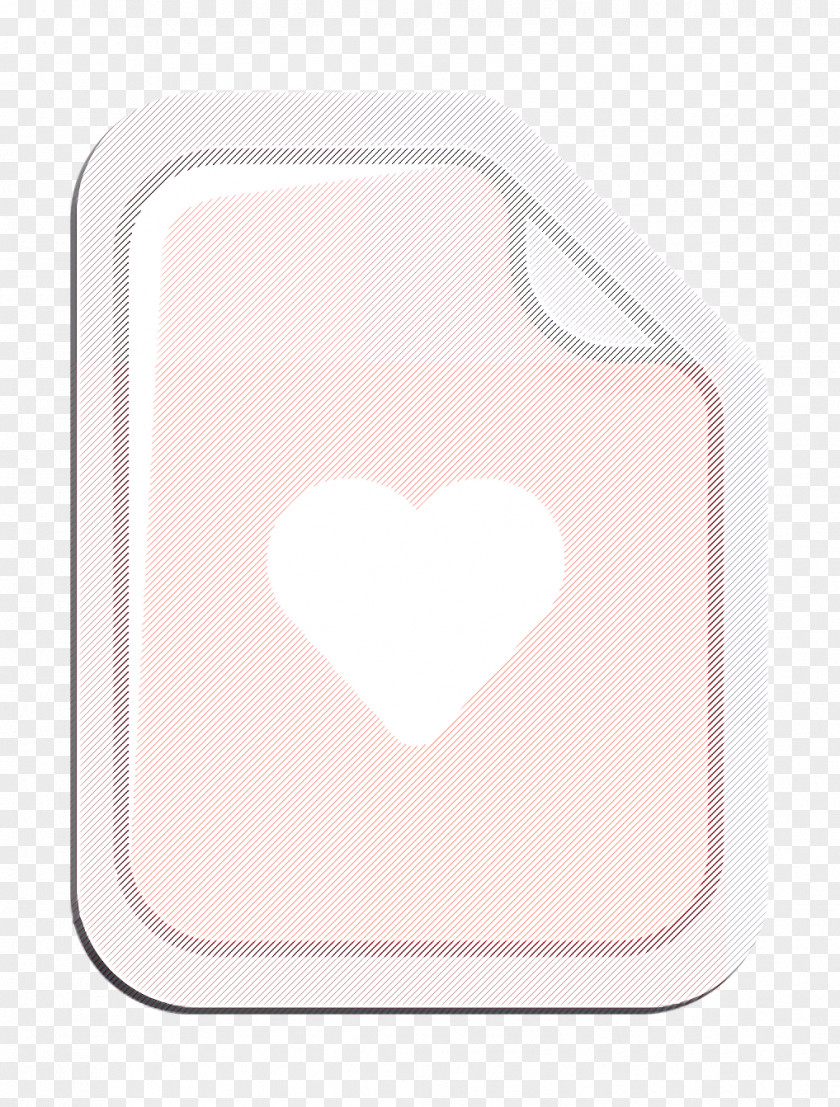Material Property Heart Documents Icon Favorite File PNG