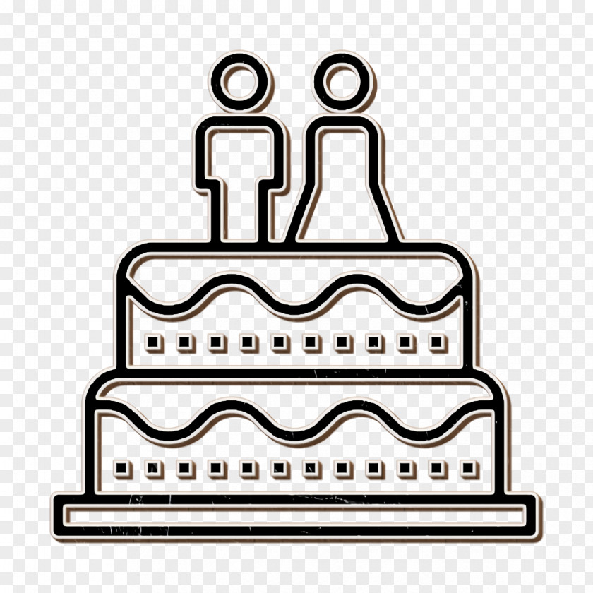 Wedding Cake Icon Bride PNG