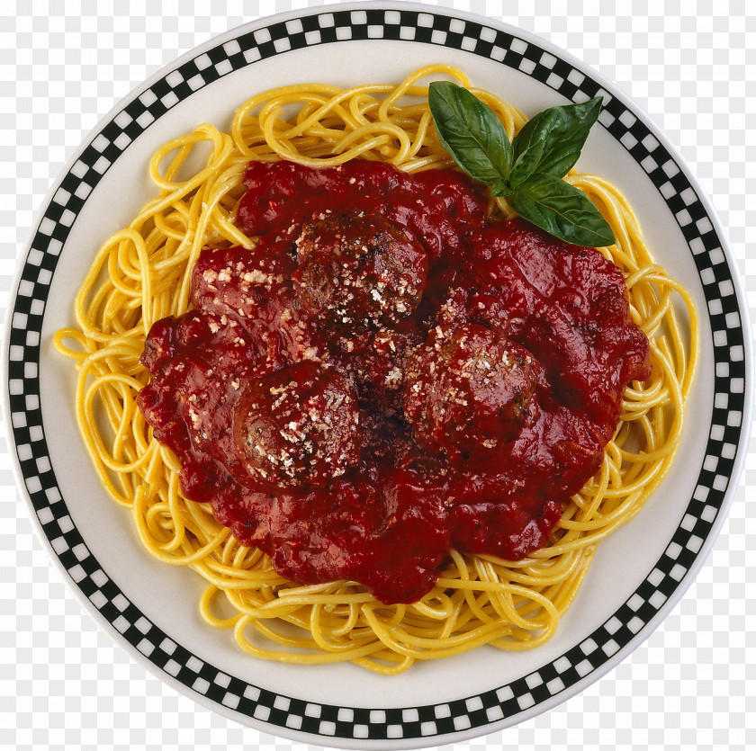 Cup Pasta Italian Cuisine Spaghetti With Meatballs PNG