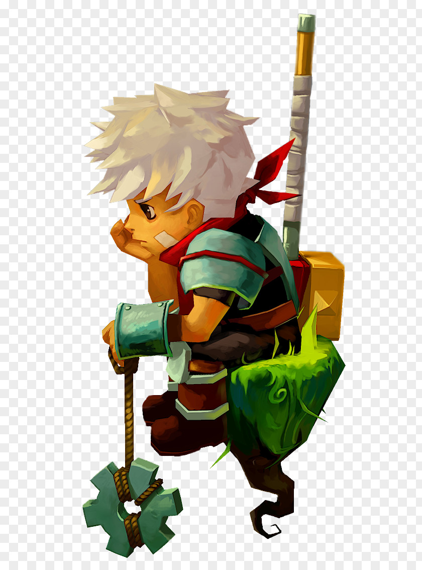 Design Bastion Low Poly Concept Art Character PNG
