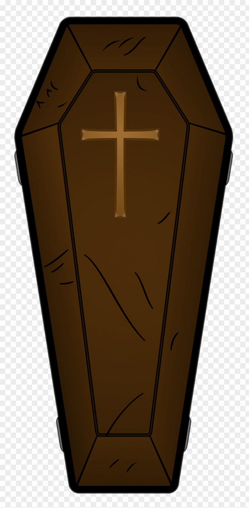 Halloween Brown Coffin Picture Clip Art PNG