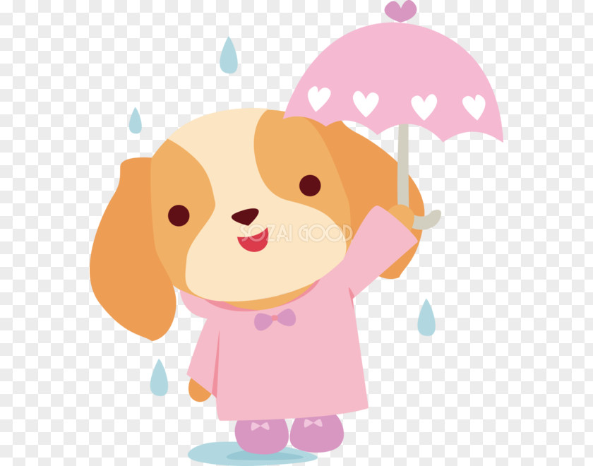Puppy Cavalier King Charles Spaniel Rain Clip Art PNG