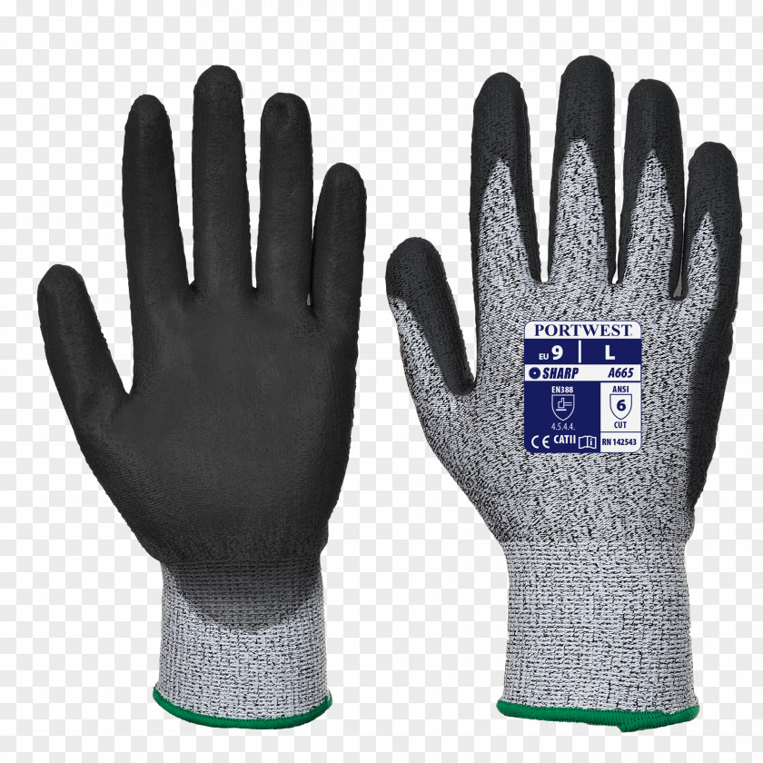 Cut-resistant Gloves Portwest Personal Protective Equipment Polyurethane PNG