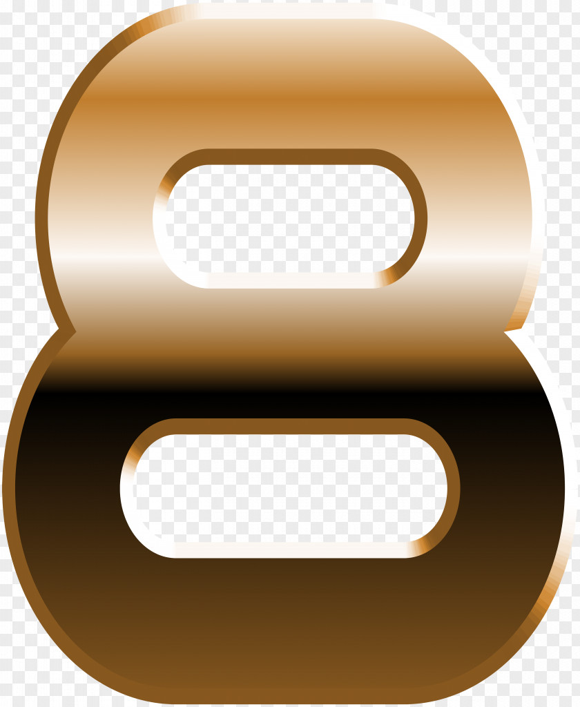 Number Eight Clip Art PNG