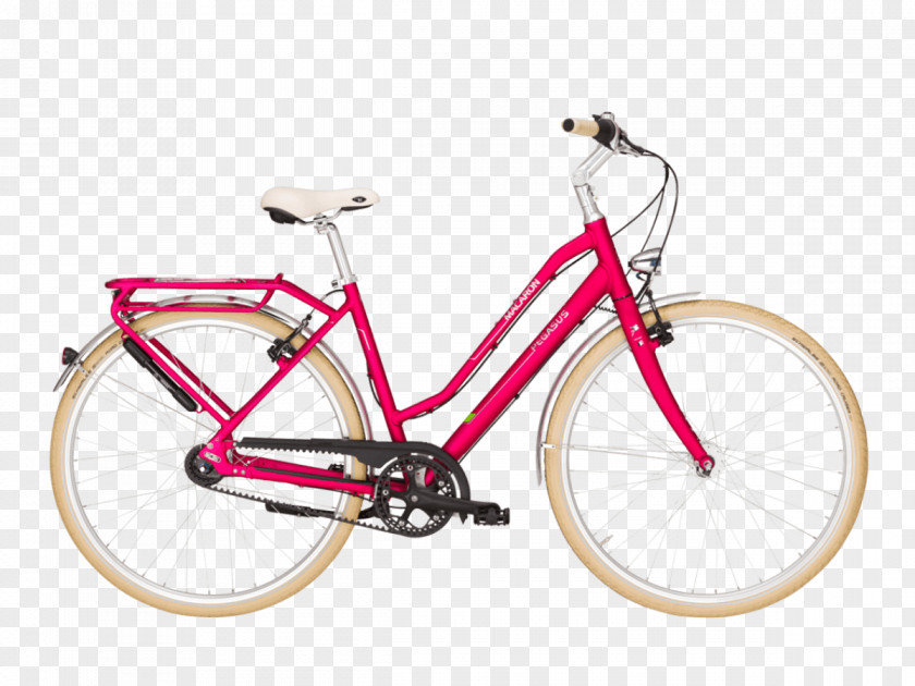 Pink Macaron City Bicycle Hub Gear Diamantrahmen PNG
